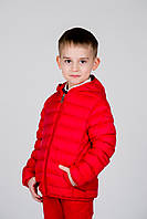 Стильная детская куртка для мальчика BRUMS Италия 181BFAA001 Красный ӏ Верхняя одежда для мальчиков.Топ!