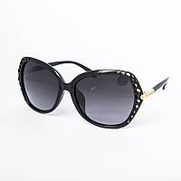 Поляризаційні жіночі сонцезахисні окуляри чорні - P1738