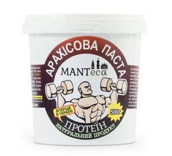 Арахісова паста з ПРОТЕЇНОМ, 500 г  ТЕРМІН ПРИДАТНОСТІ ДО 15.11.2025