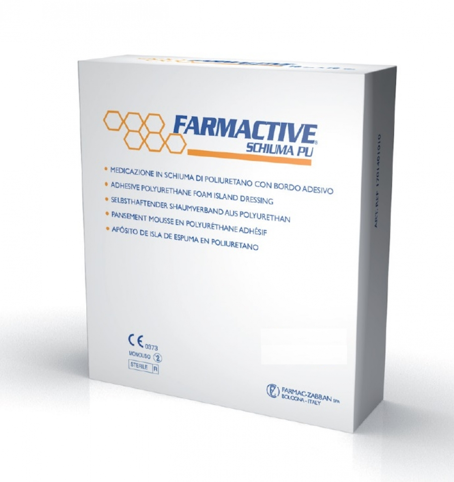 Farmactive Schiuma PU 20x20см - Поліуретанова губчаста пов'язка