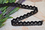 Чорне мереживо 2 см., фото 2