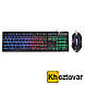Дротова комп'ютерна клавіатура та миша з підсвіткою Keyboard HK-6300, фото 5