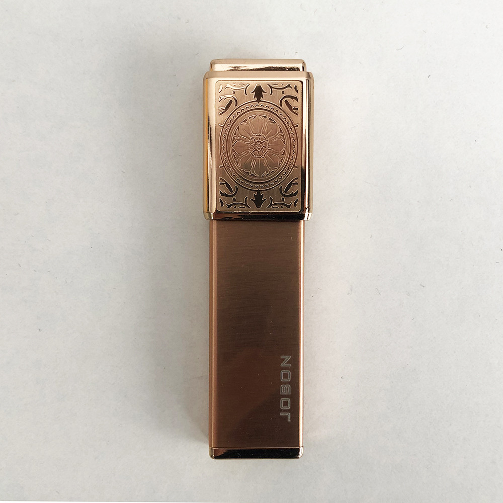 USB зажигалка в подарочной упаковке Jobon XT-4875 (Двухсторонняя спираль накаливания) PX-712 Цвет: золото (WS) - фото 2 - id-p1376242855