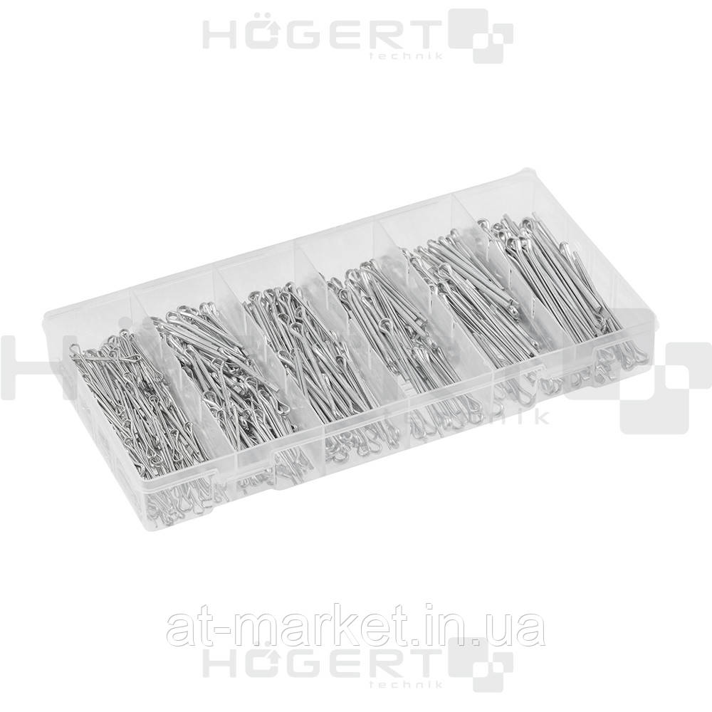 Набір прямих штифтів, 555 шт. HOEGERT HT8G504
