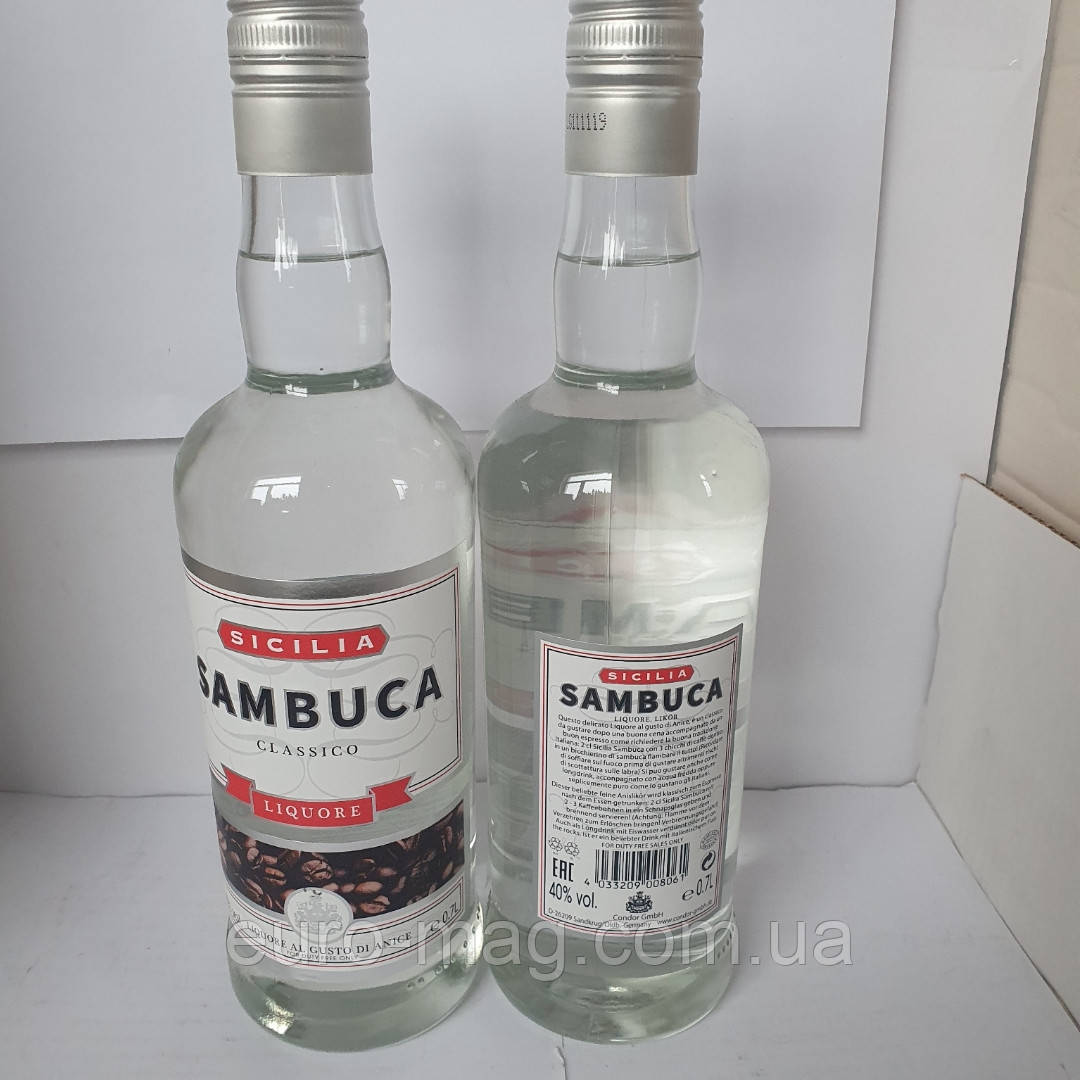 Sambuca Sicilia 0.7L 40% Самбука Сицилія