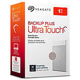 Зовнішній жорсткий диск 2.5" USB 1.0TB Seagate Backup Plus Ultra Touch White (STHH1000402), фото 5