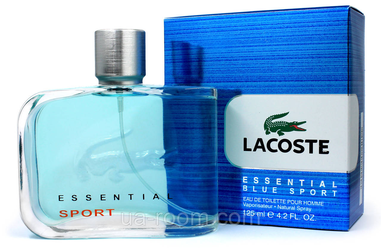 Туалетна вода чоловіча Lacoste Essential BLUE Sport, 125 мл.