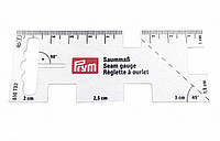 Лінійка для розмітки припусків, прозора  Prym