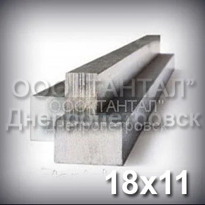 Шпоночный материал 18х11 сталь 45 ГОСТ 8787-68 (шпонка DIN 6880) метровый - фото 1 - id-p492832790