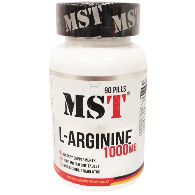 L-Arginine 1000 Mg MST (90 таб.) - фото 1 - id-p1024186461