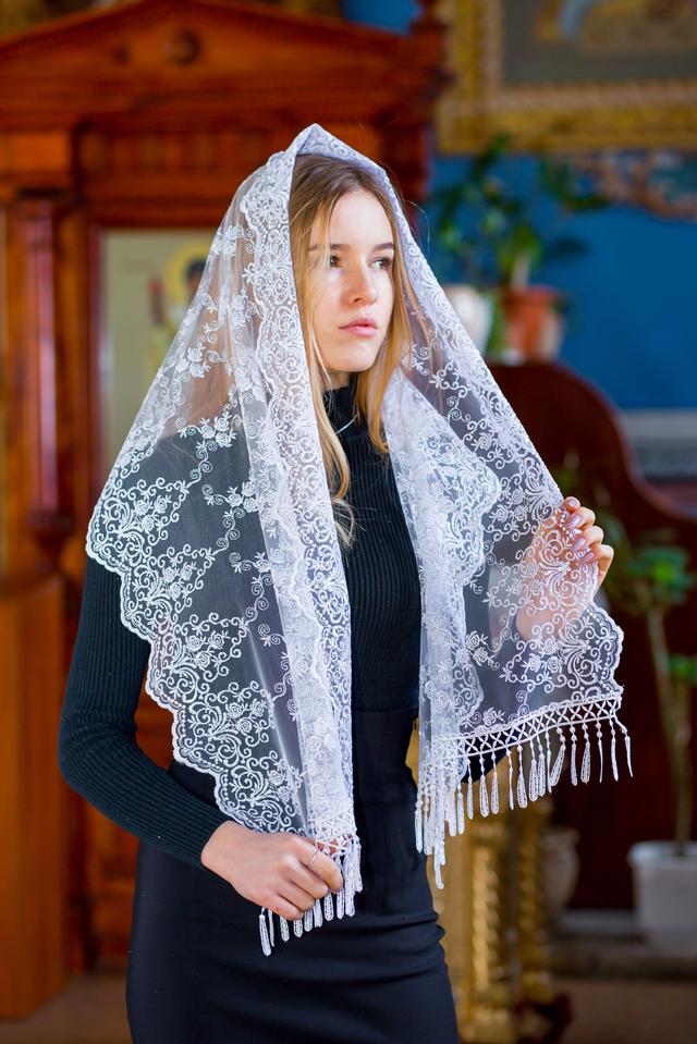 Весільний шарф бежевий гранд 1