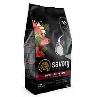 Сухой корм Savory Small Breed для собак малых пород с индейкой и ягненком 3кг