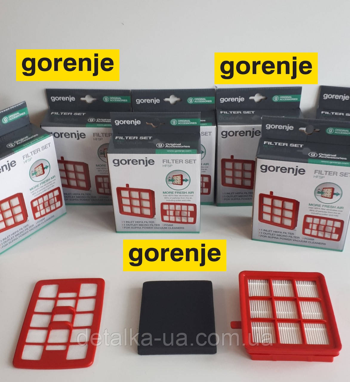 Набор Фильтров на Пылесос Gorenje 466439 VC1901, VC2102, VC2303 VCEB01 ...