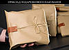 Жіноча шкіряна сумка Макарун, натуральна Вінтажна шкіра, колір Синій, фото 6