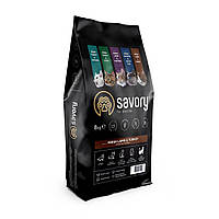 Сухий корм Savory для котів з чутливим травленням ягня та індичка 8 кг