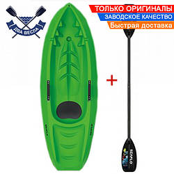 Корпусний каяк дитячий SF-1005 + ВЕСЛО каяк для дитини до 59 кг 183х61х23 см 8,16 кг зелений HDPE-RM
