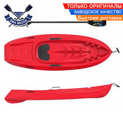 Корпусний каяк дитячий SF-1005 + ВЕСЛО каяк для дитини до 59 кг 183х61х23 см 8,16 кг червоний HDPE-RM