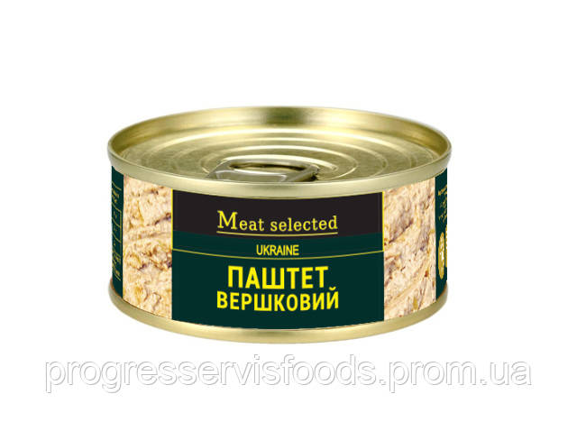 Паштет вершковий "Meet selected" ж/б ЕО 100 г ФАБРИКА ЗДОРОВО - фото 1 - id-p1375336874