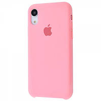 Чехол Silicone Case для iPhone XR Pink (силиконовый чехол розовый силикон кейс на айфон Хр 10р)