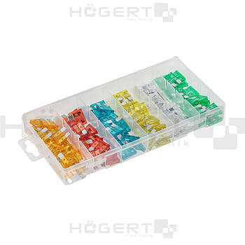 Набір автомобільних запобіжників 120 шт. HOEGERT HT8G500