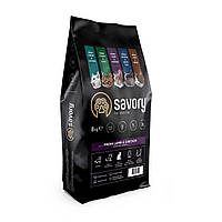 Сухий корм Savory для стерилізованих котів ягня та курка 8 кг