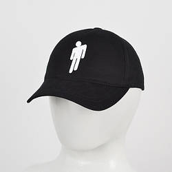 Бейсболка чоловіча, підліткова, трикотажна чорна 54-58 см