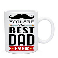 Подарочная Кружка Best Dad. Чашка Найкращому Татові