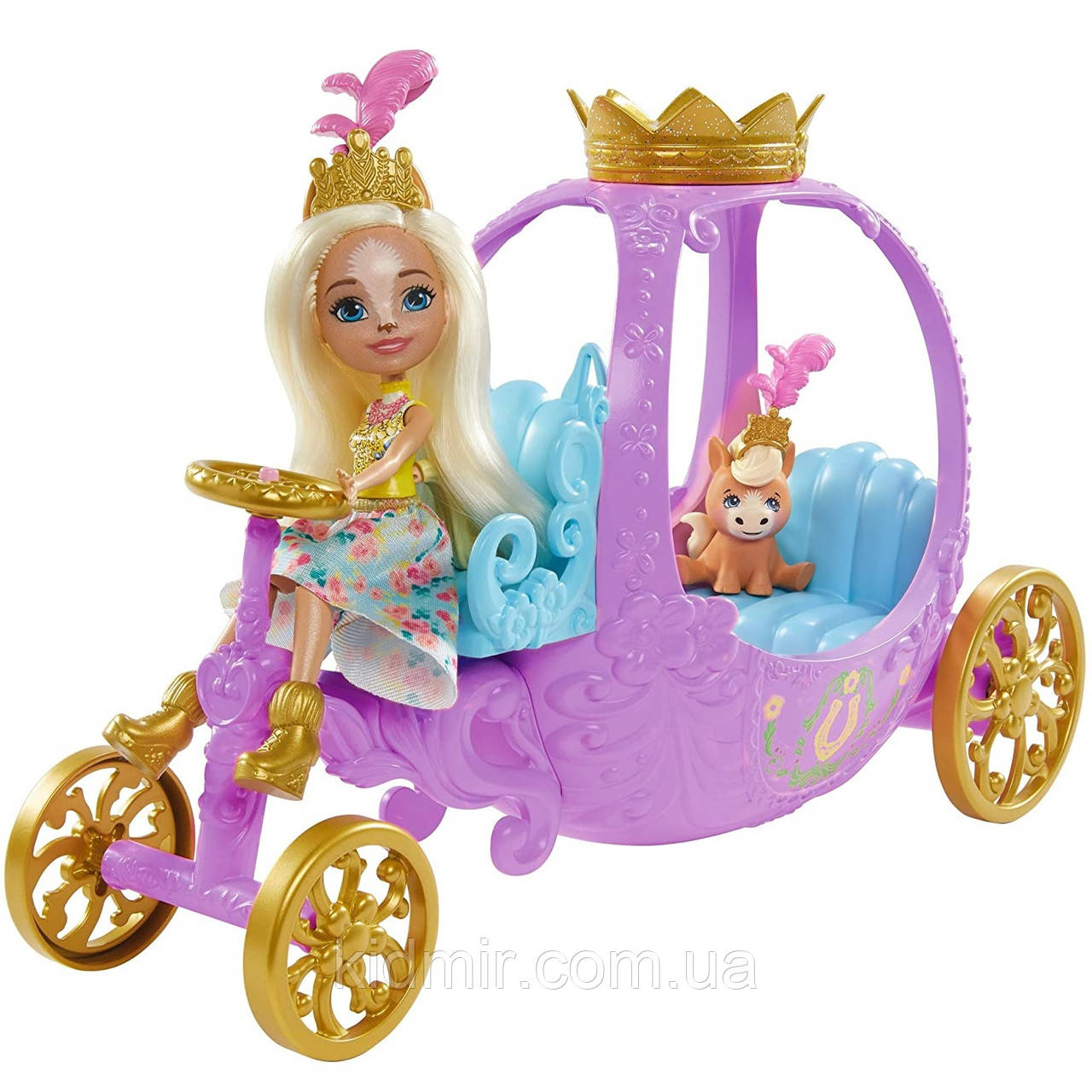 Набір Enchantimals Королівська карета і лялька Пенелопа Поні GYJ16