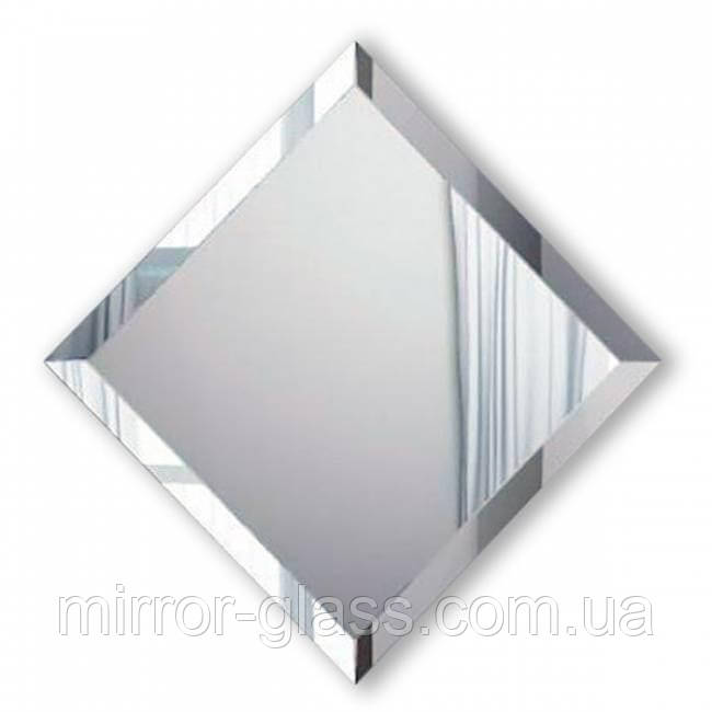 Дзеркальна плитка срібло, квадрат 300Х300 мм