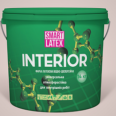 Інтер'єрна фарба, що миється, "Smart Latex" 4,2 кг