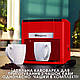 Крапельна кавоварка DOMOTEC MS-0705 + 2 керамічні чашки червона, фото 5