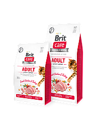 Сухий корм Brit Care Cat GF Adult Activity Suppor підтримка активності (курка/індичка) 7 кг