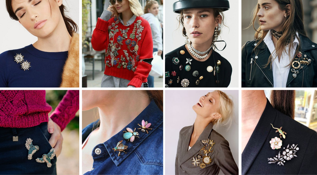 Как подобрать брош - фото