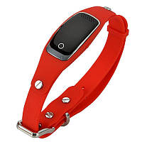 GPS ошейник для собак - трекер Pet Tracker S1, водонепроницаемый черный - US Красный