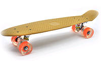 Скейт детский Пенниборд Maximus, материал деки пластик, LED-ПУ колеса, 5364