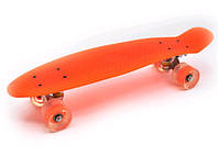 Скейт детский Пенниборд Maximus, LED-ПУ колеса, материал деки пластик, 5356