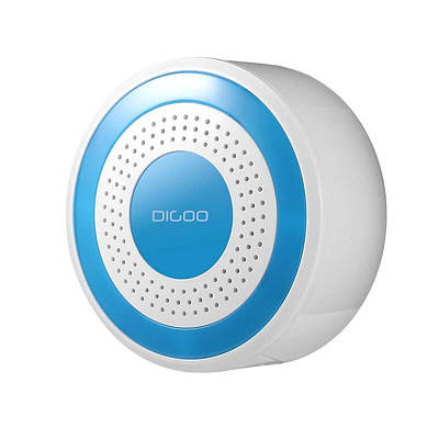 Бездротова сирена автономна для бездротових датчиків 433 мГц Digoo DG-ROSA, з акумулятором