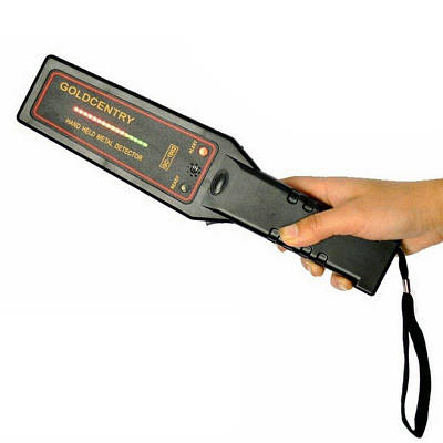Ручний металодетектор - доглядовий металошукач Goldcentry GC-1002 зі шкалою рівня сигналу