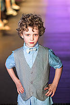 Ошатна дитяча сорочка для хлопчика Baby Band Італія 2041/2 Сірий 116 см.Топ!