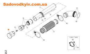 Сопло кругле для бензинового обприскувача Oleo-Mac MB 90 (CFI2115500)