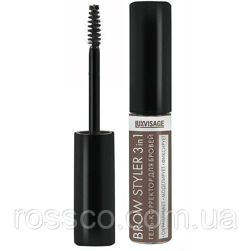 Гель-коректор для брів LUXVISAGE BROW STYLER 4 тон Еспресо