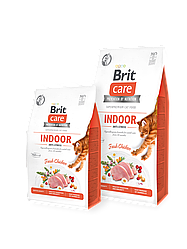 Сухий корм Brit Care Cat GF Indoor Anti-stress для кішок, що живуть в приміщенні (курка)