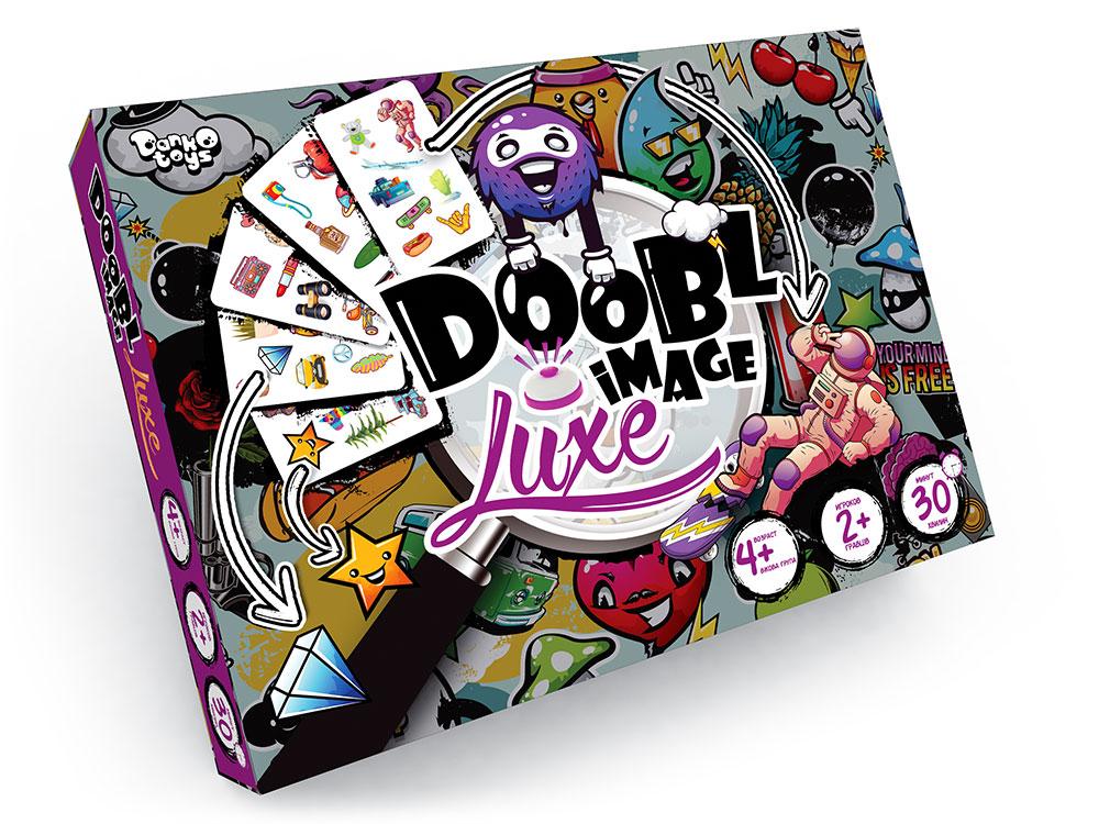 Гра настільна Danko Toys Doobl Image Luxe (добль, знайди пару) (Укр) (DBI-03-01)