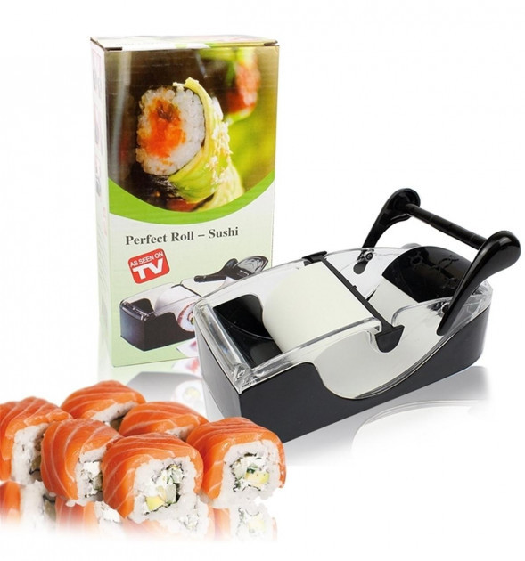 Машинка для приготовления суши Perfect Roll Sushi пищевой пластик - фото 7 - id-p489997006