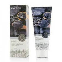 3W CLINIC Пенка для умывания Черный уголь charcoal Cleansing Foam 100 мл