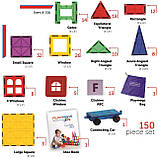 УЦІНКА! Магнітний конструктор 3D Playmags 150 елементів ігрового набору Оригінал PM156 MyDoll.com.ua, фото 5