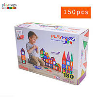 Магнитный конструктор 3D PLAYMAGS 150 элементов игровой набор PM156 Оригинал