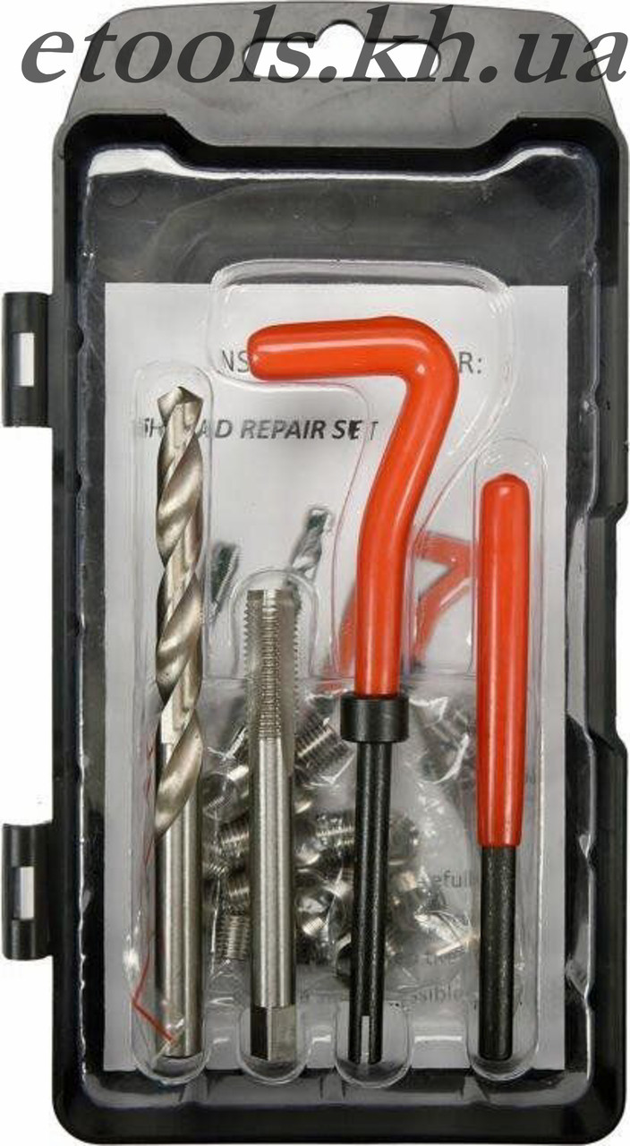 Набір для ремонту внутрішньої різі М8х1.25 Yato YT-17633, фото 1