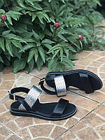 Женские кожаные босоножки сандалии на каждый день лето легкие удобные комфорт красивые качество M.KraFVT 3784 38р=24,7 см