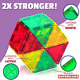 УЦІНКА! Магнітний конструктор 3D Playmags 150 елементів ігрового набору Оригінал PM156 MyDoll.com.ua, фото 10